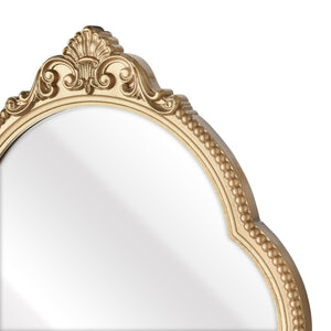 Atlas Loni Vintage Arched Wall Mirror in Gold Finish – Elegant Tall Design for Entryways & Living Spaces MI11059-01