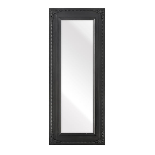 Atlas Marla Wall Mirror - Elegant Rectangular Design with Stylish Scrollwork to Enhance Any Room Decor Black MI11063-02