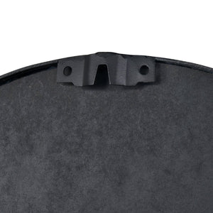 Atlas Middleton Wall Mirror - Elegant Black Metal Frame with Curved Details for Timeless Home Decor Style MI11065-01