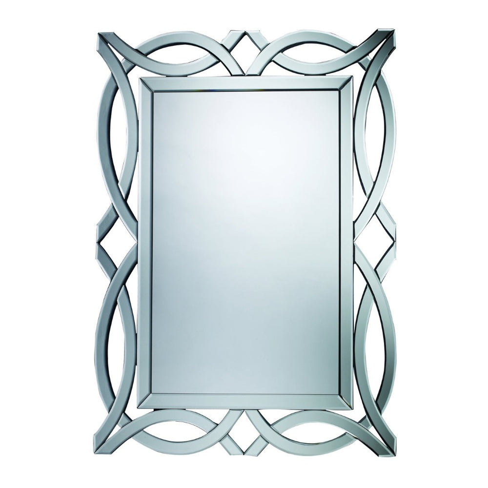 Atlas Miramar Wall Mirror - Elegant 32" x 42" Accent for Modern & Coastal Spaces, Enhances Light & Depth MI11066-01