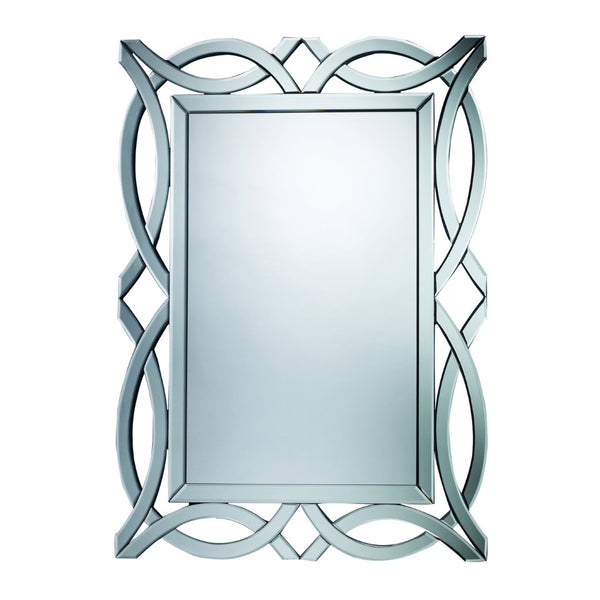 Atlas Miramar Wall Mirror - Elegant 32" x 42" Accent for Modern & Coastal Spaces, Enhances Light & Depth MI11066-01