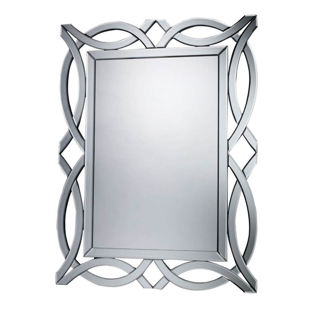 Atlas Miramar Wall Mirror - Elegant 32" x 42" Accent for Modern & Coastal Spaces, Enhances Light & Depth MI11066-01