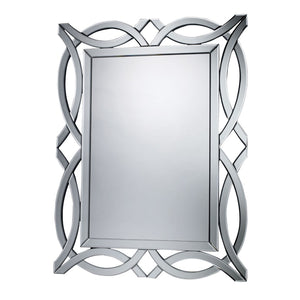 Atlas Miramar Wall Mirror - Elegant 32" x 42" Accent for Modern & Coastal Spaces, Enhances Light & Depth MI11066-01