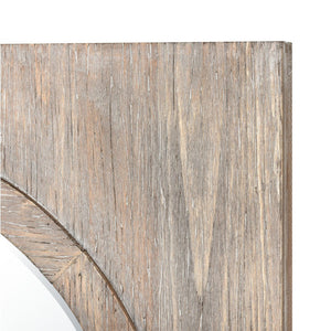 Atlas Nollen Coastal-Inspired Wall Mirror - Porthole Design in Weathered Brown for Any Room Decor MI11069-01