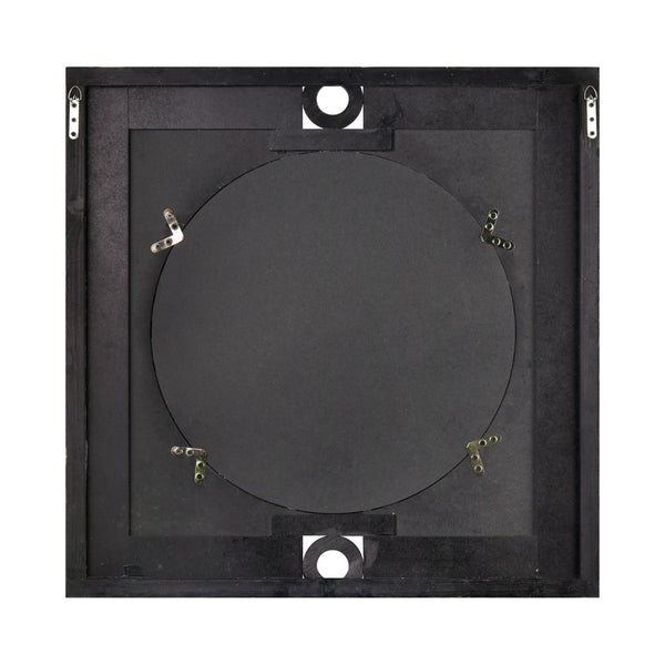 Atlas Nollen Coastal-Inspired Wall Mirror - Porthole Design in Weathered Brown for Any Room Decor MI11069-01