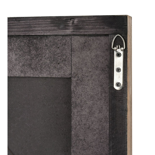 Atlas Nollen Coastal-Inspired Wall Mirror - Porthole Design in Weathered Brown for Any Room Decor MI11069-01