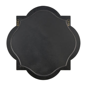 Atlas Ogee Mirror - Black Moroccan-Inspired Wall Décor with Carved Frame for Modern Home Elegance MI11071-01