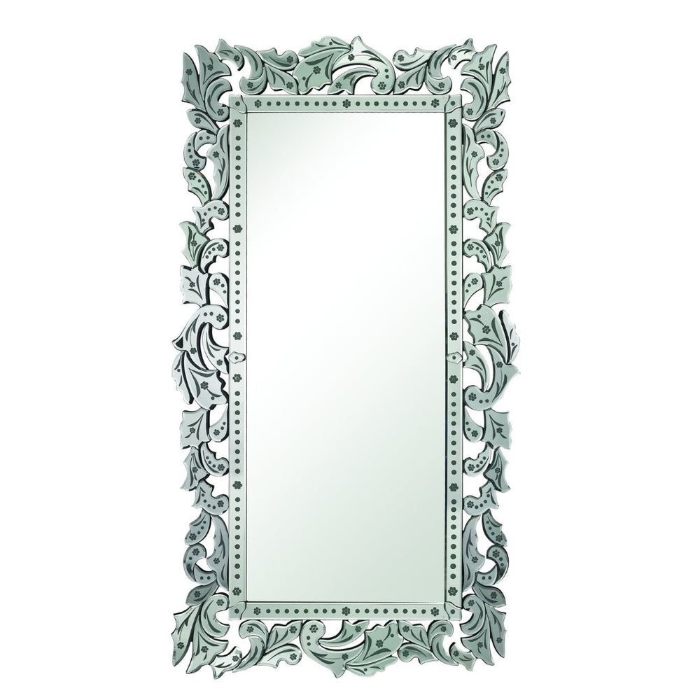 Atlas Reede Venetian Full Length Mirror – Elegant Wall-Mounted Decor with Classic Etching & Modern Style MI11074-01