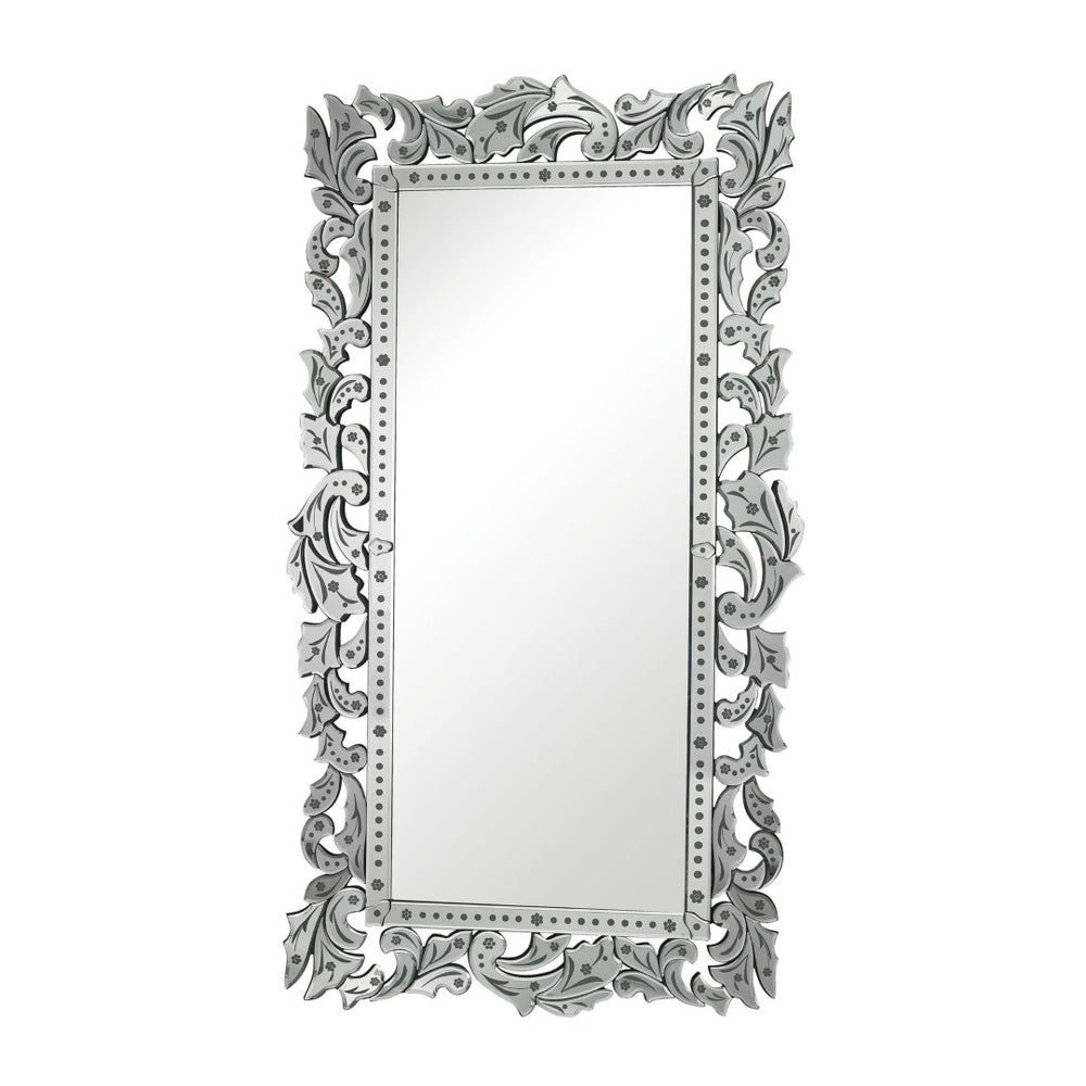 Atlas Reede Venetian Full Length Mirror – Elegant Wall-Mounted Decor with Classic Etching & Modern Style MI11074-01