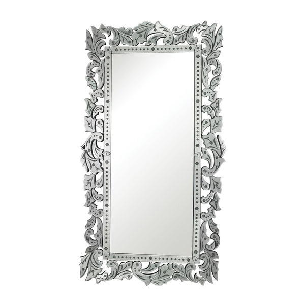 Atlas Reede Venetian Full Length Mirror – Elegant Wall-Mounted Decor with Classic Etching & Modern Style MI11074-01