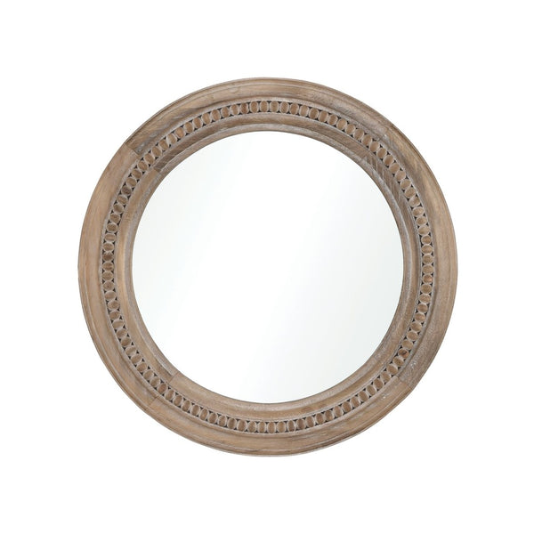 Atlas Riverrun Coastal Charm Wall Mirror – Handcrafted Fir Wood, Driftwood Finish, Perfect for Any Room Decor MI11077-01