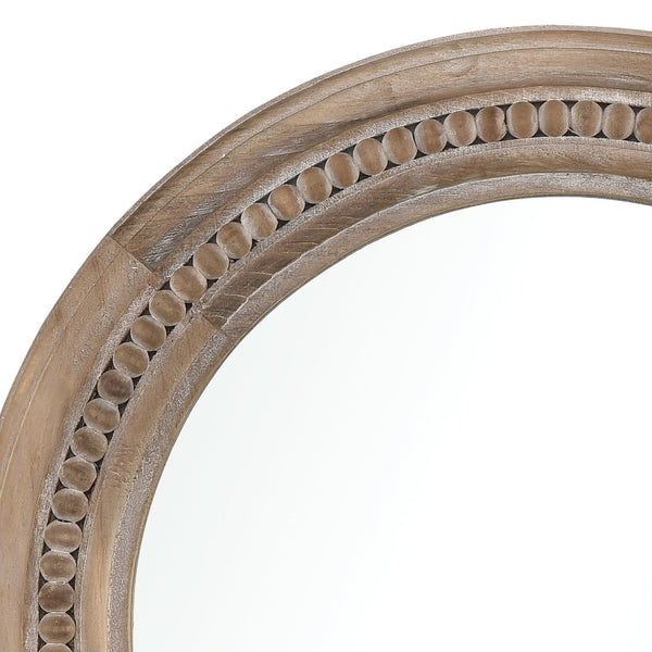 Atlas Riverrun Coastal Charm Wall Mirror – Handcrafted Fir Wood, Driftwood Finish, Perfect for Any Room Decor MI11077-01