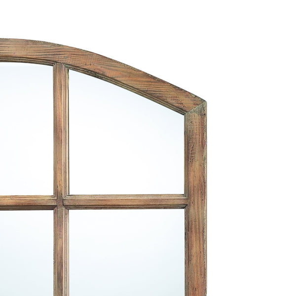 Atlas Union Wall Mirror – Stunning Natural Wood Décor for Living Spaces, Entryways & Bedrooms, 33x37 Inches MI11083-01
