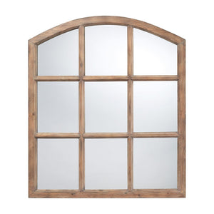 Atlas Union Wall Mirror – Stunning Natural Wood Décor for Living Spaces, Entryways & Bedrooms, 33x37 Inches MI11083-01