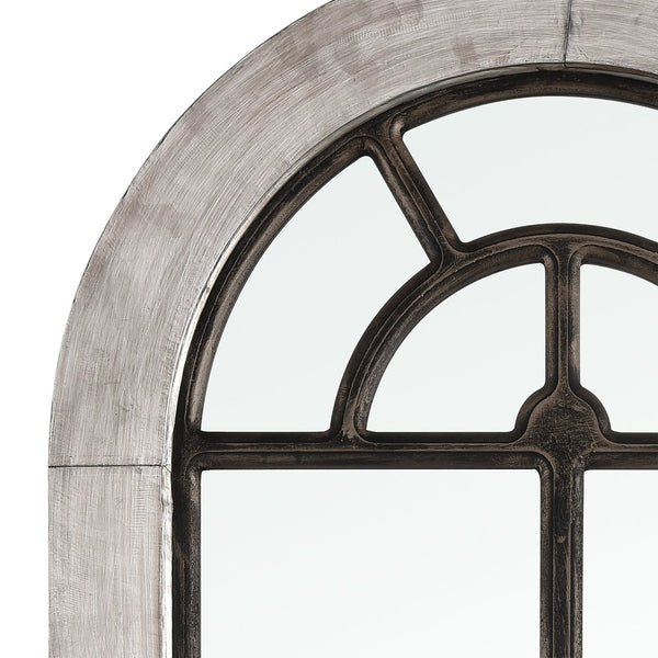 Atlas Upland Full-Length Wall Mirror - Rustic French Window Design with Distressed Frame for Any Room MI11084-01
