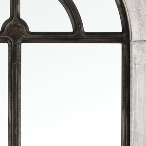 Atlas Upland Full-Length Wall Mirror - Rustic French Window Design with Distressed Frame for Any Room MI11084-01