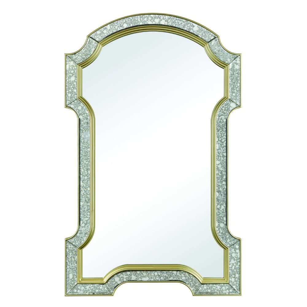 Atlas Val-de-Grace Wall Mirror - Antique Mercury Finish with Gothic Motif for Timeless Elegance & Charm MI11085-01