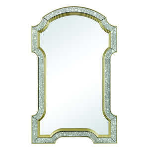 Atlas Val-de-Grace Wall Mirror - Antique Mercury Finish with Gothic Motif for Timeless Elegance & Charm MI11085-01