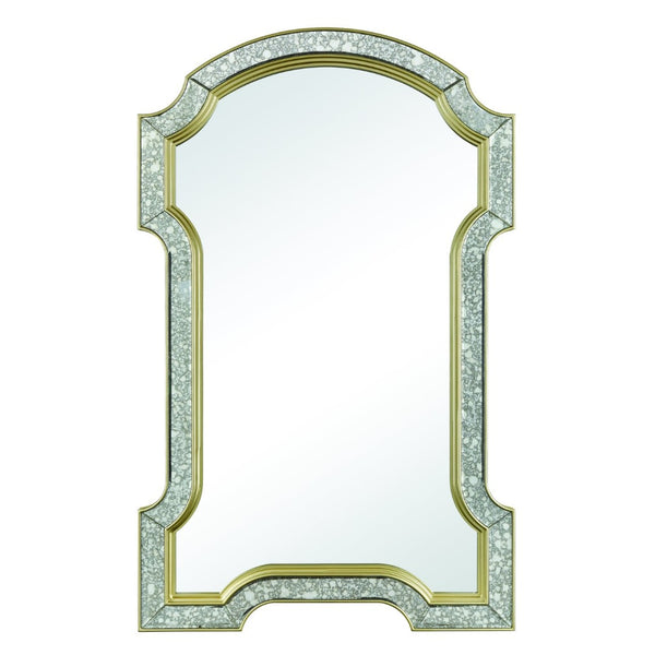 Atlas Val-de-Grace Wall Mirror - Antique Mercury Finish with Gothic Motif for Timeless Elegance & Charm MI11085-01