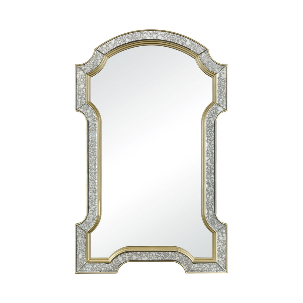 Atlas Val-de-Grace Wall Mirror - Antique Mercury Finish with Gothic Motif for Timeless Elegance & Charm MI11085-01