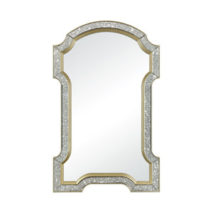 Atlas Val-de-Grace Wall Mirror - Antique Mercury Finish with Gothic Motif for Timeless Elegance & Charm MI11085-01