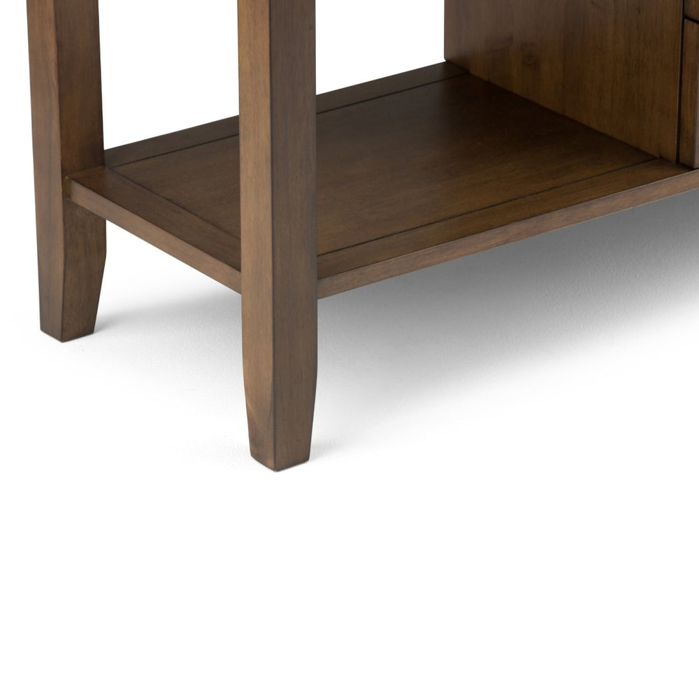 English Elm Redmond Console Sofa Table - Rustic Solid Wood Design With Storage & Unique Natural Charm B136P158102-GIGA
