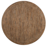 Americana Round Pedestal Dining Table w/1-22in leaf Black Americana Collection 7050-75203-89 Hooker Furniture