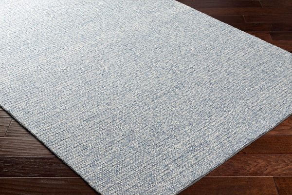 Livabliss Mia Handwoven Wool Flatweave Area Rug Artisan Crafted in India for Any Room Beige, Blue 9' x 12' MIA2300-912