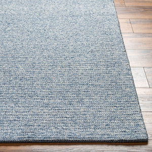 Livabliss Mia Handwoven Wool Flatweave Area Rug Artisan Crafted in India for Any Room Beige, Blue 9' x 12' MIA2300-912