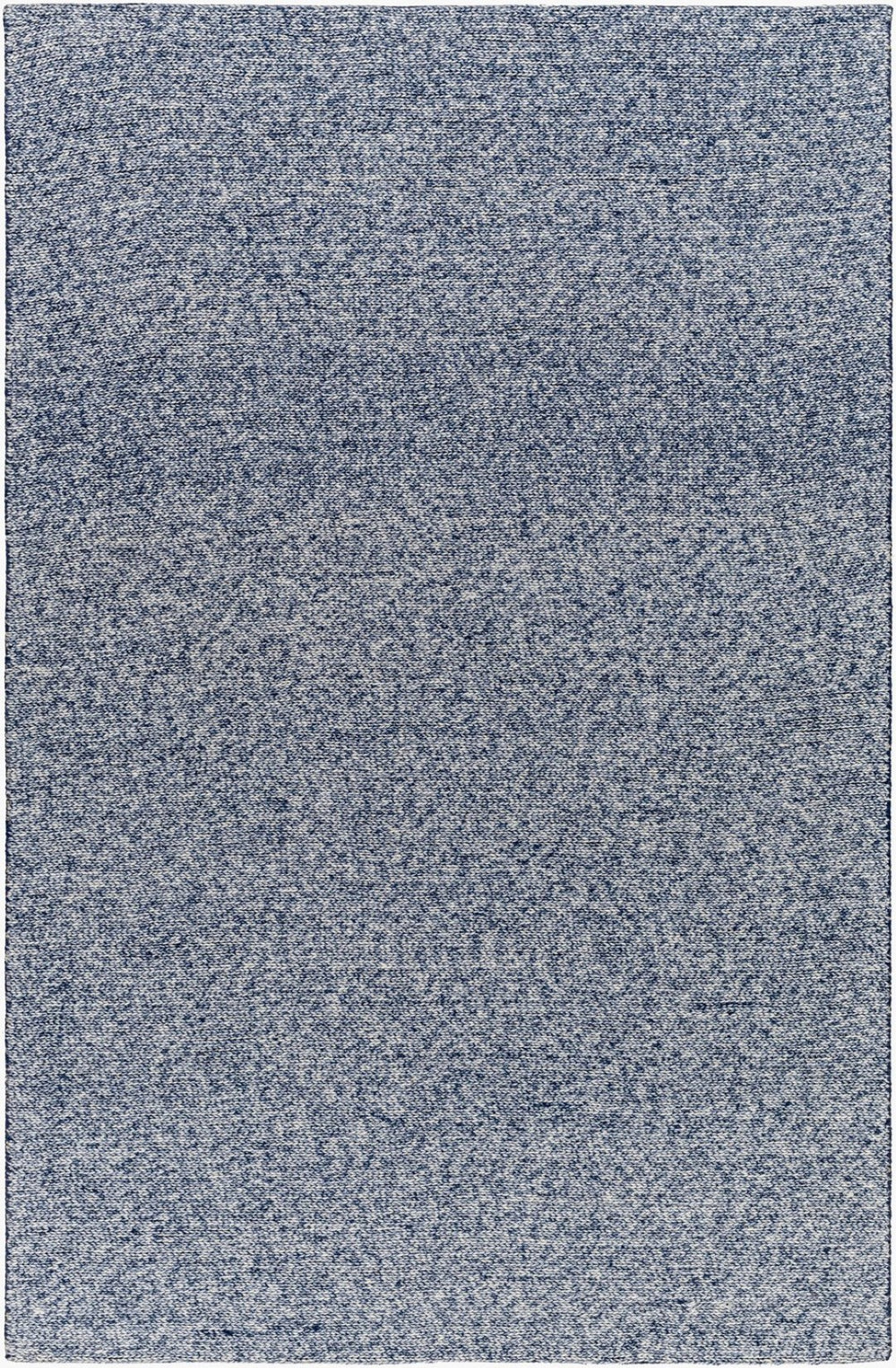 Livabliss Mia Handwoven Wool Flatweave Area Rug for Living Room Bohemian or Scandinavian Decor Blue 10' x 14' MIA2303-1014