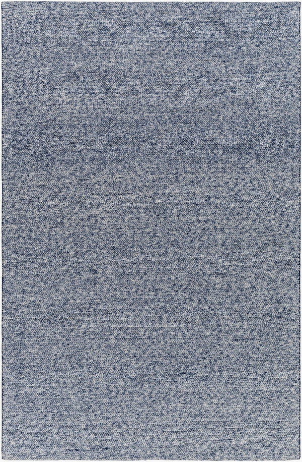 Livabliss Mia Handwoven Wool Flatweave Area Rug for Living Room Bohemian or Scandinavian Decor Blue 10' x 14' MIA2303-1014