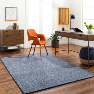 Livabliss Mia Handwoven Wool Flatweave Area Rug for Living Room Bohemian or Scandinavian Decor Blue 10' x 14' MIA2303-1014