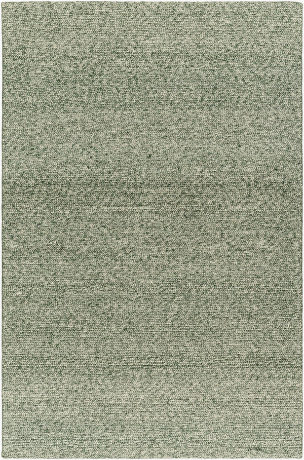 Livabliss Mia Handwoven Wool Flatweave Area Rug for Large Living Dining Rooms Artisan India Medium Green, B 9' x 12' MIA2304-912
