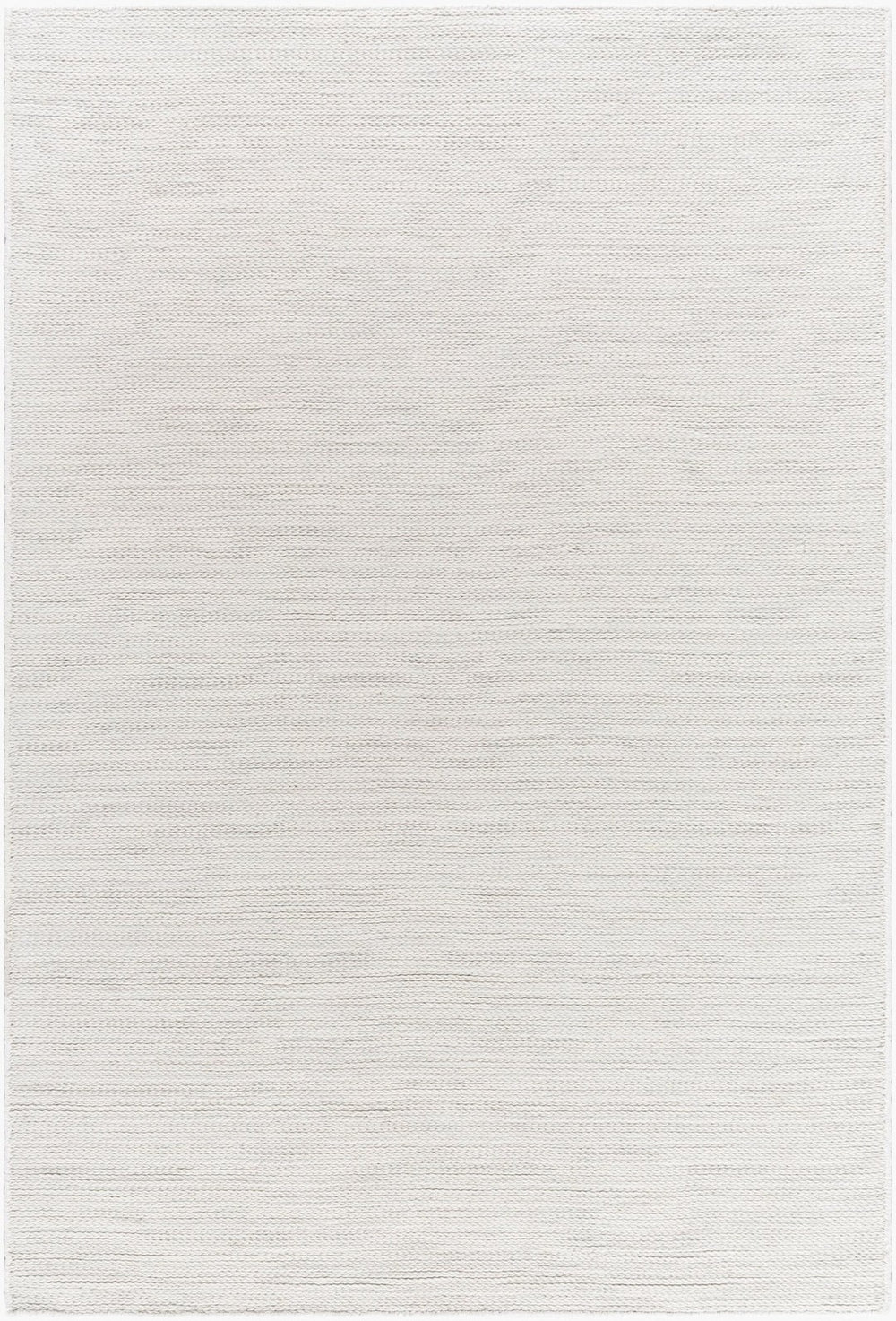 Livabliss Mia Handwoven Wool Flatweave Area Rug Artisan Crafted for Living and Dining Spaces Ivory, Pearl 5' x 7'6" MIA2306-576