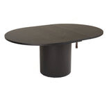 VIG Furniture Modrest Miami - Modern Black Oak Round Dining Table With Extension VGME121254-DT-BLK