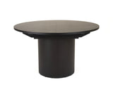 VIG Furniture Modrest Miami - Modern Black Oak Round Dining Table With Extension VGME121254-DT-BLK