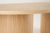 VIG Furniture Modrest Miami - Modern Natural Oak Oval Dining Table VGME-MIAMI-ODT