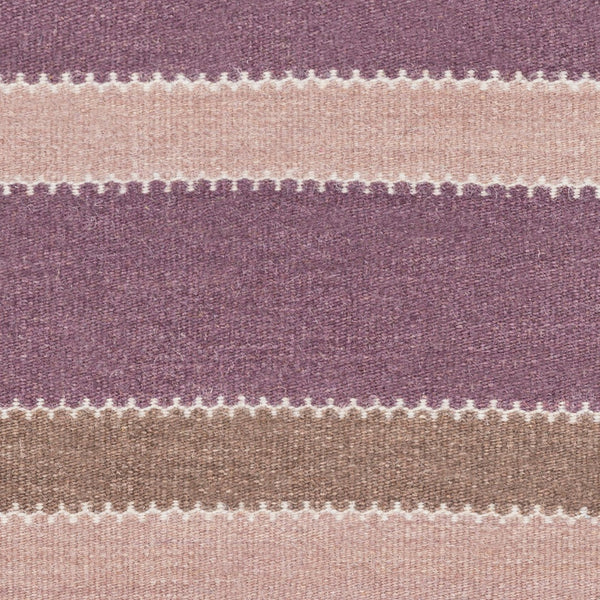 Surya Miguel 2'6" X 8' Handmade Wool Rug - Modern Decor, Durable Design, No Pile, Spot Clean, Warranty Included Mauve Wool Mig5002-268