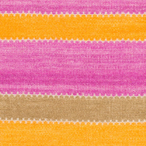 Surya Miguel 2'6" X 8' Handmade Wool Rug - Modern Decor, Durable Design, No Pile, Spot Clean, Warranty Included Burnt Orange Wool Mig5003-913