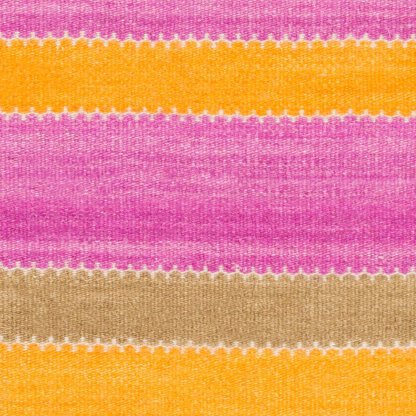 Surya Miguel 2'6" X 8' Handmade Wool Rug - Modern Decor, Durable Design, No Pile, Spot Clean, Warranty Included Burnt Orange Wool Mig5003-913