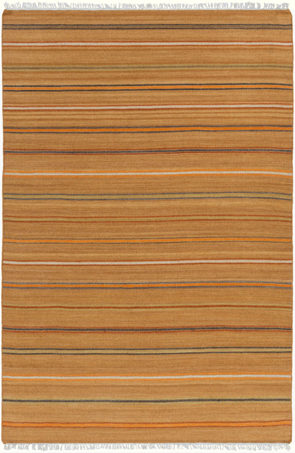 Surya Miguel 2'6" X 8' Handmade Wool Rug - Modern Decor, Durable Design, No Pile, Spot Clean, Warranty Included Brown Wool Mig5006-913