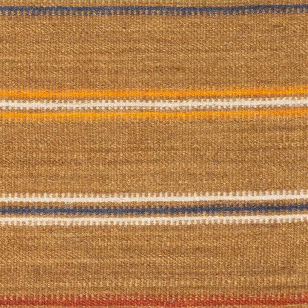 Surya Miguel 2'6" X 8' Handmade Wool Rug - Modern Decor, Durable Design, No Pile, Spot Clean, Warranty Included Brown Wool Mig5006-23