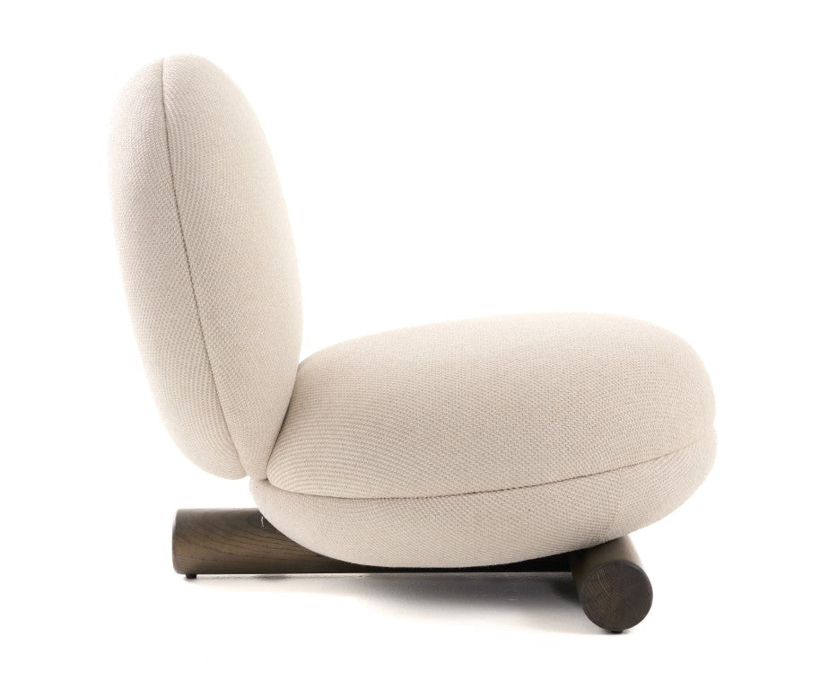 VIG Furniture Minto Off-White Fabric Accent Chair With Solid Ash Base, Plush Cushioning & No Assembly Needed Elegant Contemporary Seating For Living Rooms And Reading Nooks VGOD-ZW-23078-OFWHT
