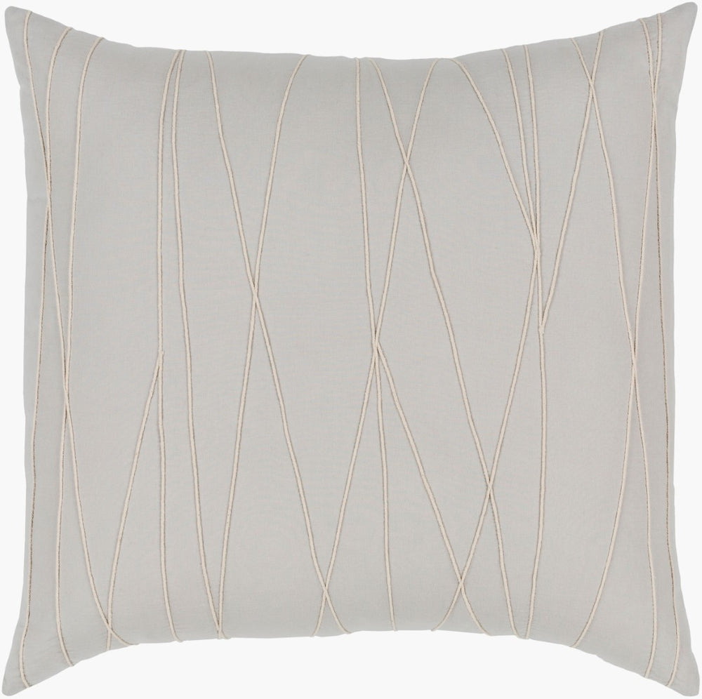 Livabliss Mio Cotton Pillow Sham Soft Breathable Fabric for Modern Bedroom Bedding Decor MIO1000-ES