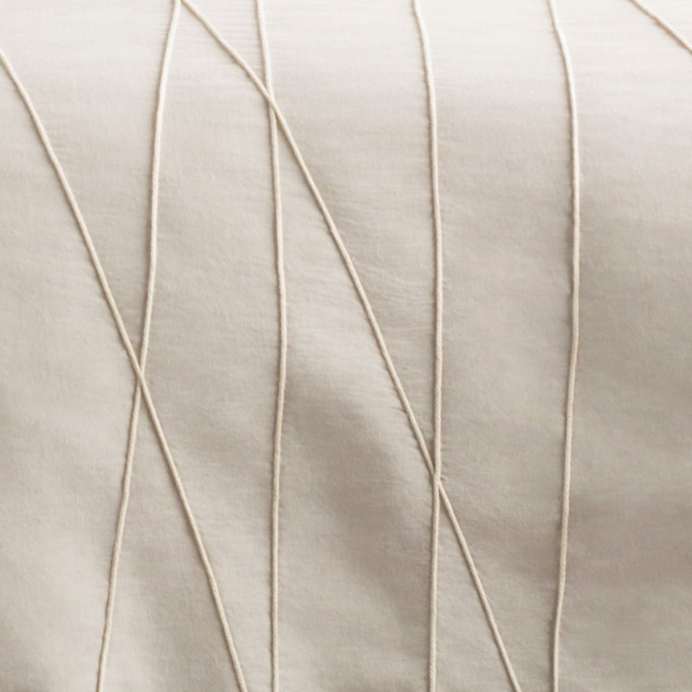 Livabliss Mio Cotton Pillow Sham Soft Breathable Fabric for Modern Bedroom Bedding Decor MIO1000-ES