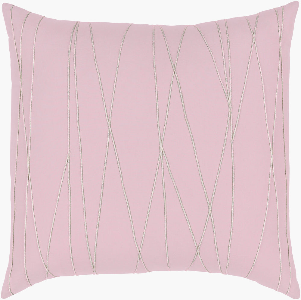 Surya Mio Modern 100% Cotton Sham - Cozy Bedding Upgrade For Stylish Bedrooms, Easy Care & Soft Comfort Lilac Cotton,Cotton Mio1001-es