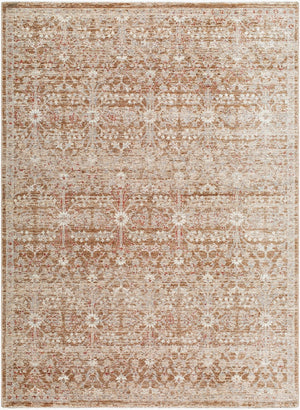 Livabliss Misterio Plus Persian Inspired Polyester Area Rug with Fringe for Large Living Rooms Tan, Cream 9' x 12'6" MIP2300-91210