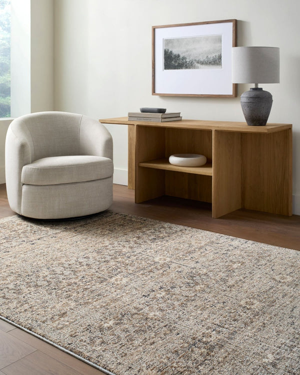 Livabliss Misterio Traditional Polyester Area Rug Woven in Turkey with Fringe for Living Rooms Cream, Tan 7'10" x 10'4" MIP2301-710104