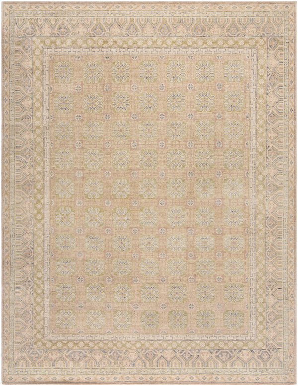 Marisa MIR-2300 9' x 12' Handmade Rug MIR2300-912  Khaki, Warm Grey, Ash Surya