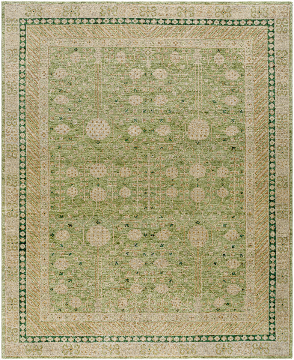 Marisa MIR-2301 9' x 12' Handmade Rug MIR2301-912  Warm Grey, Ash, Sage Surya